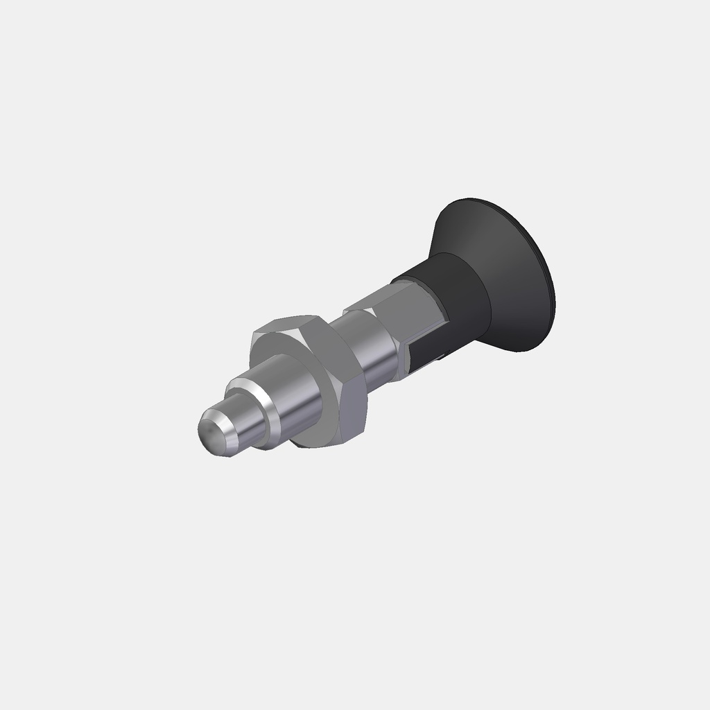 Arretierbolzen mit Rastnut M12x61,7x8mm