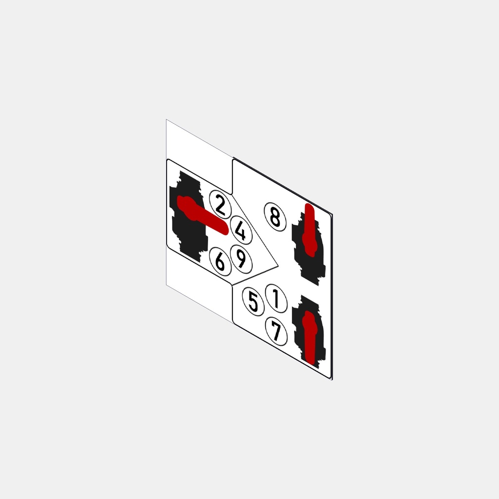 [10-1265] Sticker_Kugelhahnstellung_8