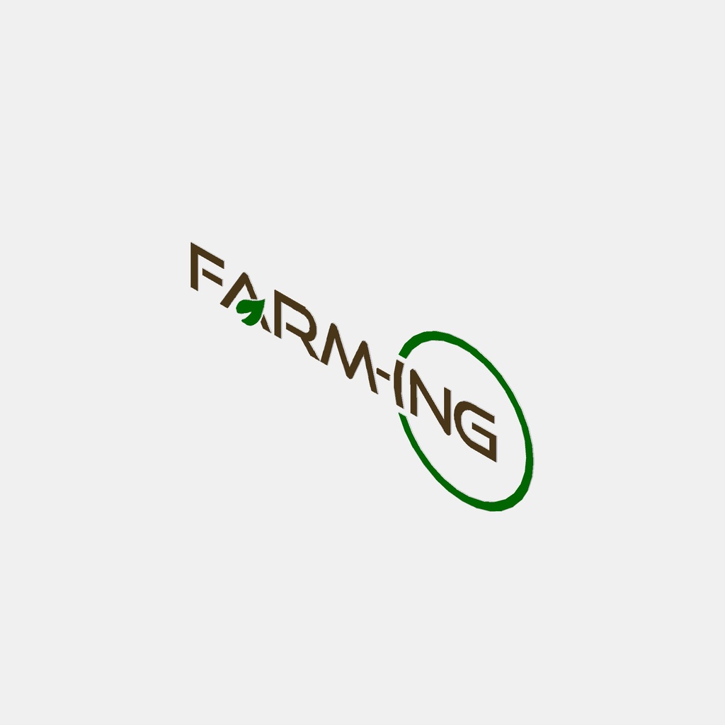 Aufkleber Logo Farm-ING 93x227 br-gn              