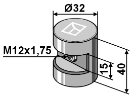 Stielhalter M12x1,75