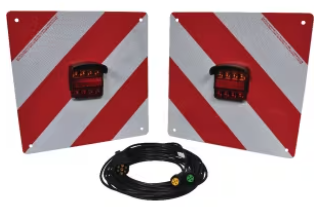 Warntafelsatz mit LED Blinker KL2