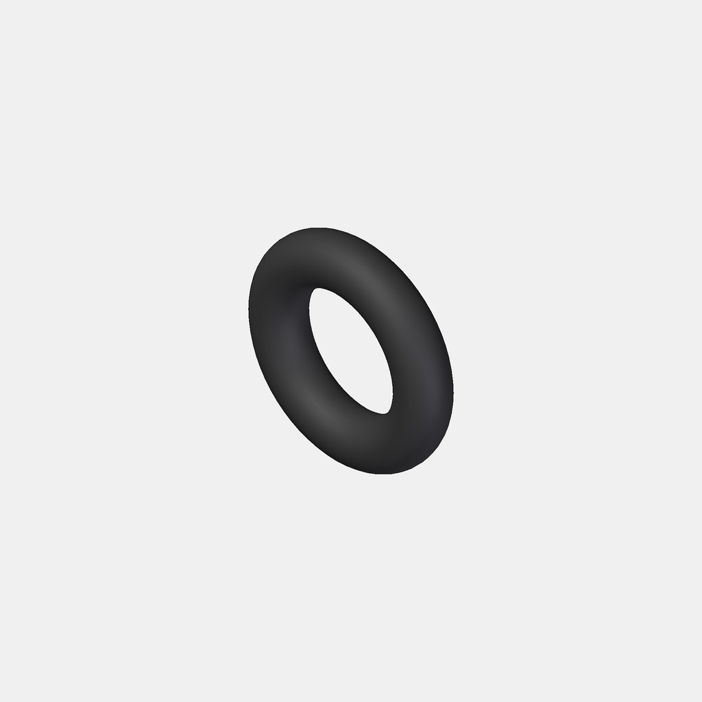 O-Ring Ø12x5mm EPDM 70 Shore schwarz ISO3601-1