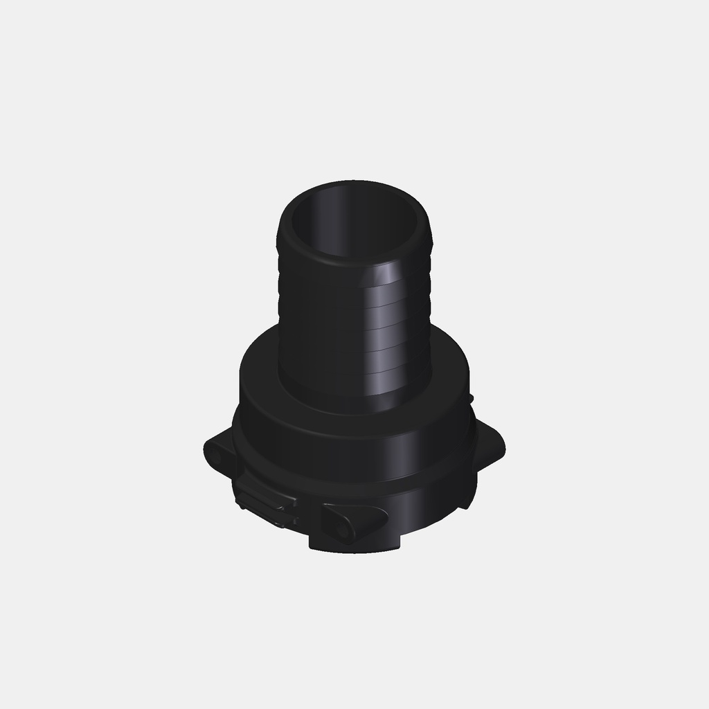 Schlauchanschluss gerade T6F 40mm
