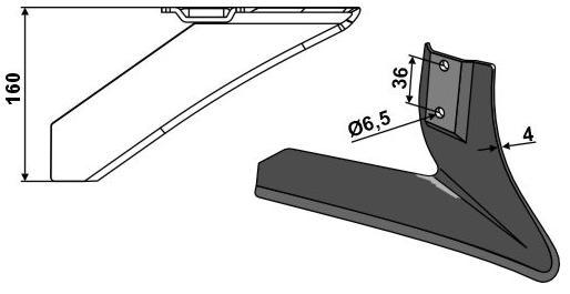 Winkelmesser 160mm rechts