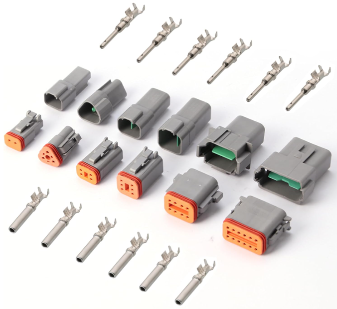DT-Stecker Set 2/3/4/6/8/12-polig