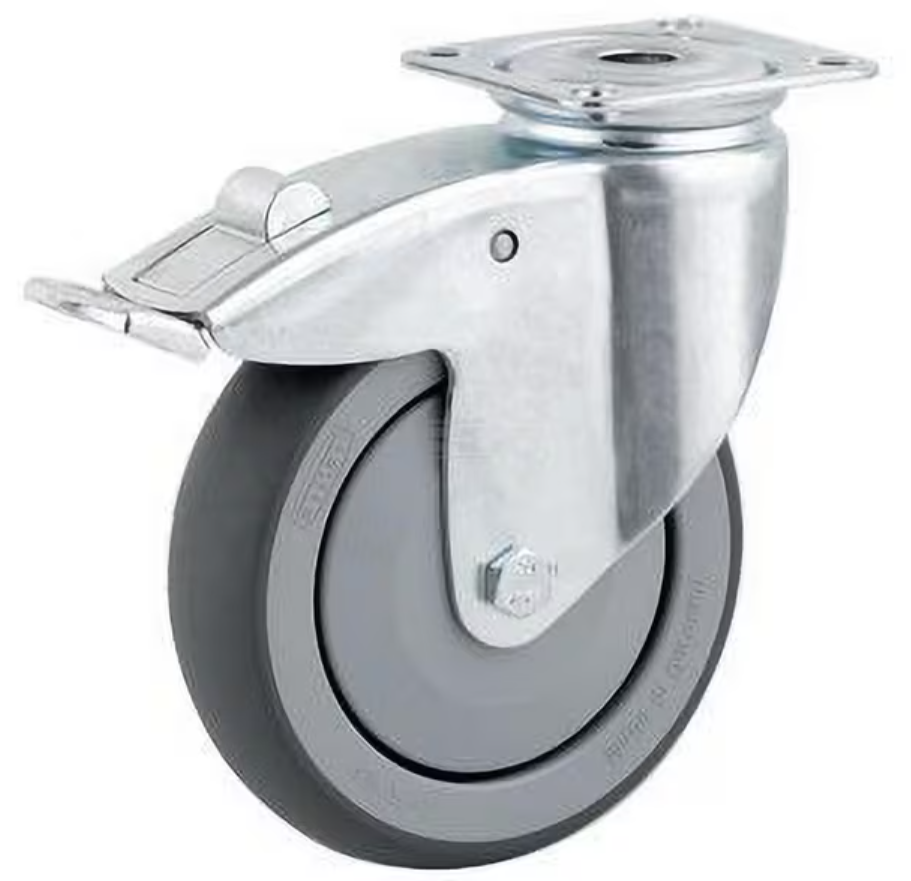 Lenkrolle Ø75x25mm 75kg mit Bremse
