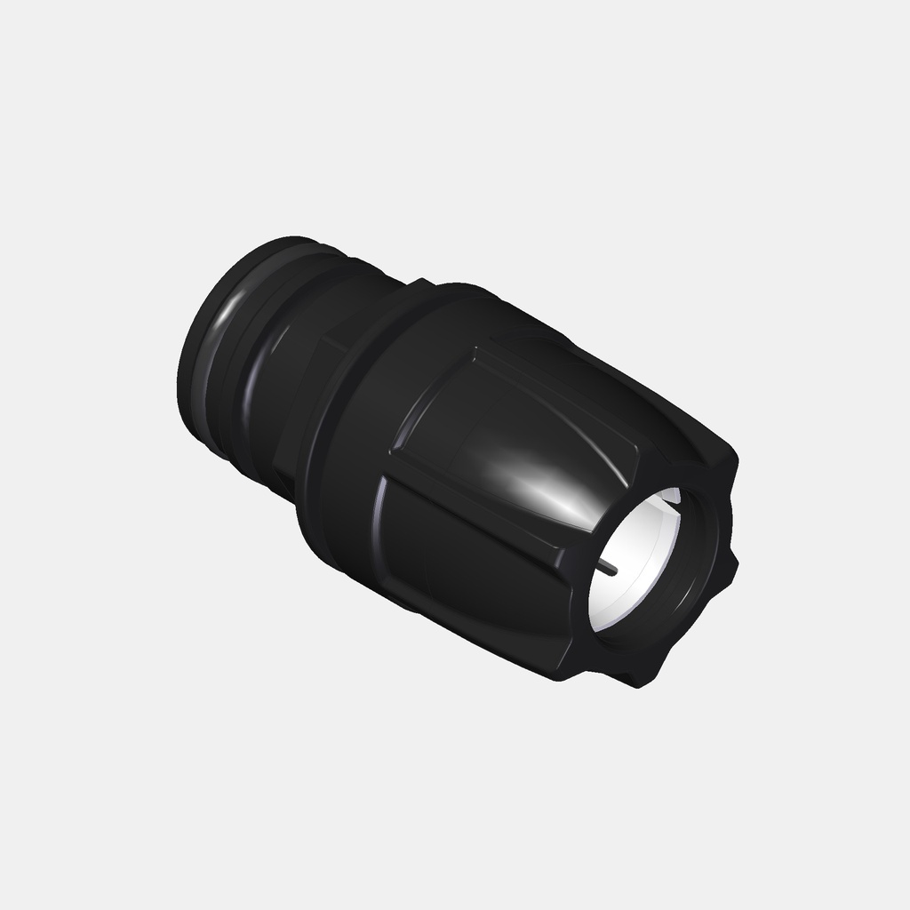 EasyFit Straight Tube Connector – 22 mm T3 Male