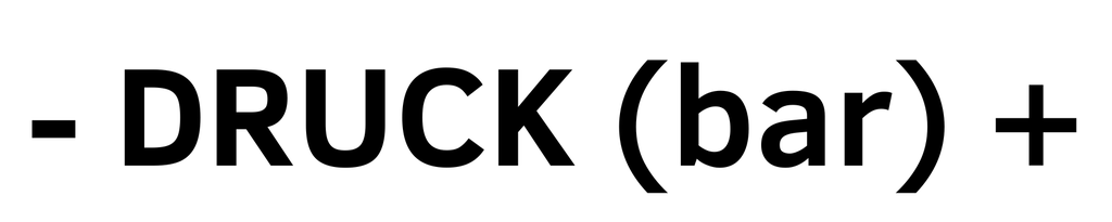 Sticker: Druck +/-