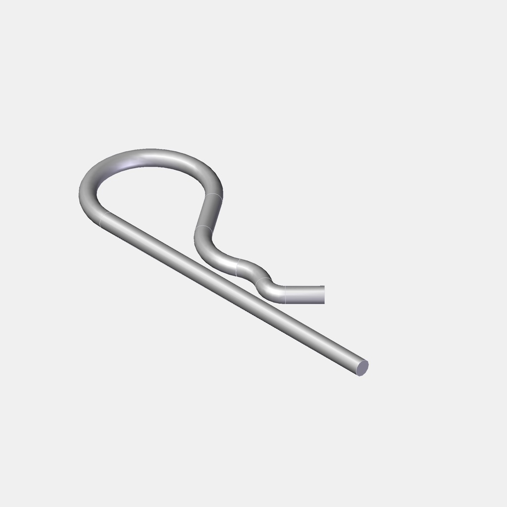 Federstecker 3x62mm doppeltes Auge